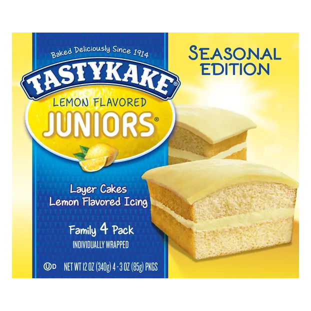 Lemon Flavored Juniors Snack Cakes - 4 ct