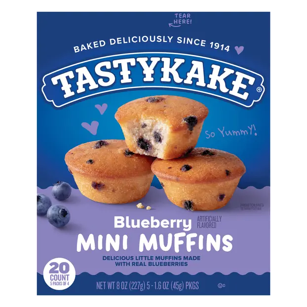 Mini Muffins Blueberry 5 ea - 4 ct