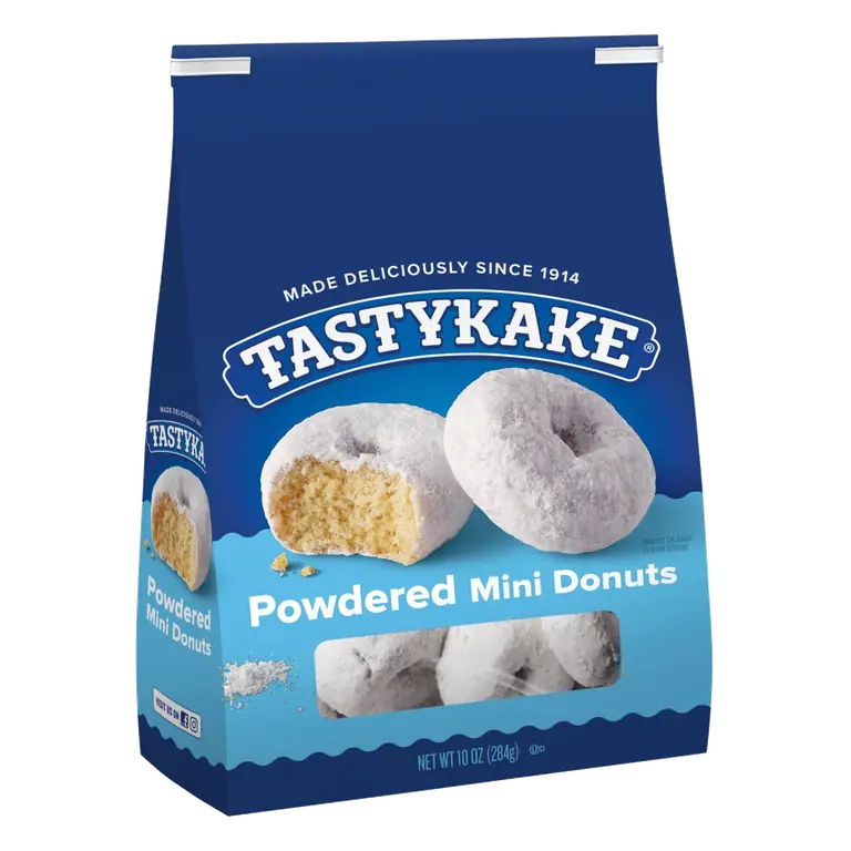 Powdered Mini Football Edition Donuts
