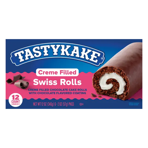 Swiss Rolls Snack Cakes 2 ea - 6 pk
