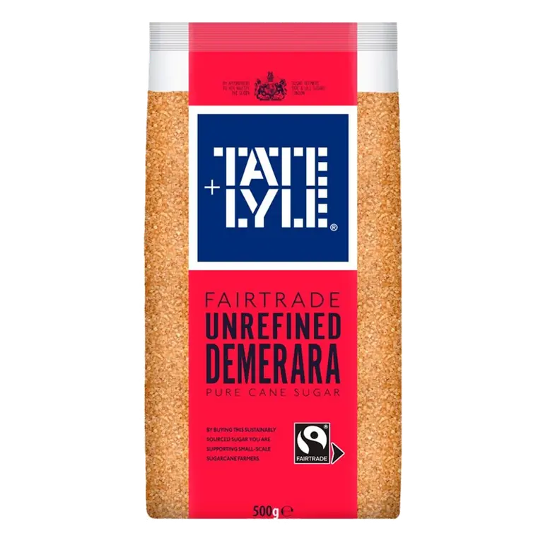 Fairtrade Unrefined Demerara Pure Cane Sugar 500g