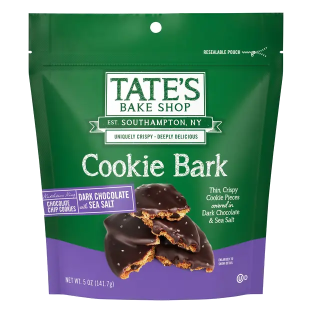 Dark Chocolate with Sea Salt Cookie Bark