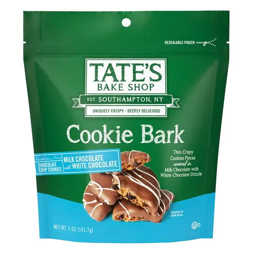 Milk Chocolate with White Chocolate Chip Cookie Bark