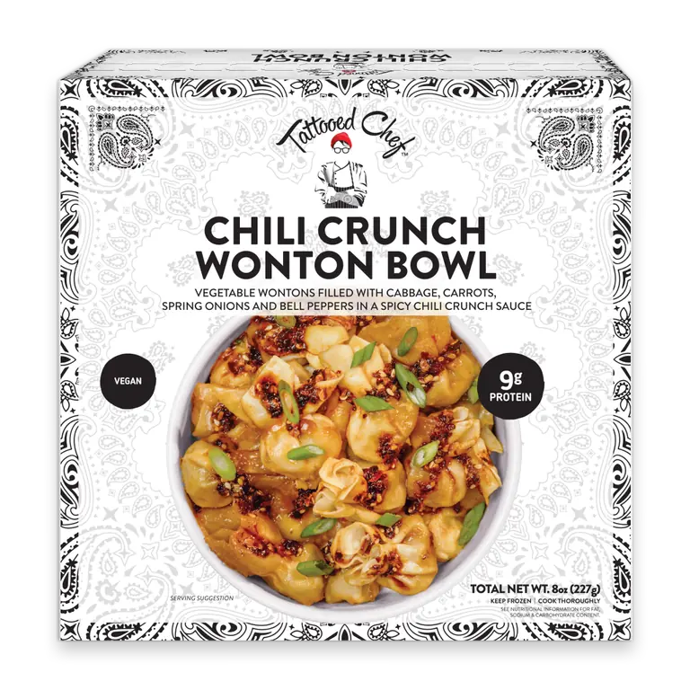 Chili Crunch Wonton Frozen Bowl