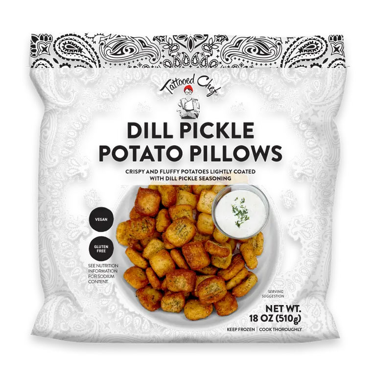 Dill Pickle Potato Pillows
