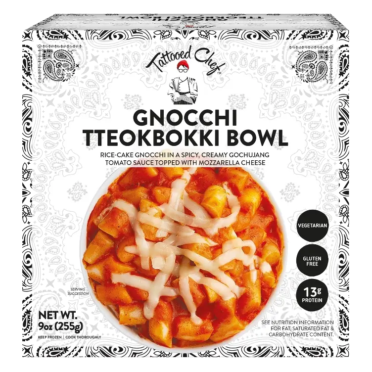 Tattooed Chef Gnocchi Tteokbokki Bowl, 9 oz