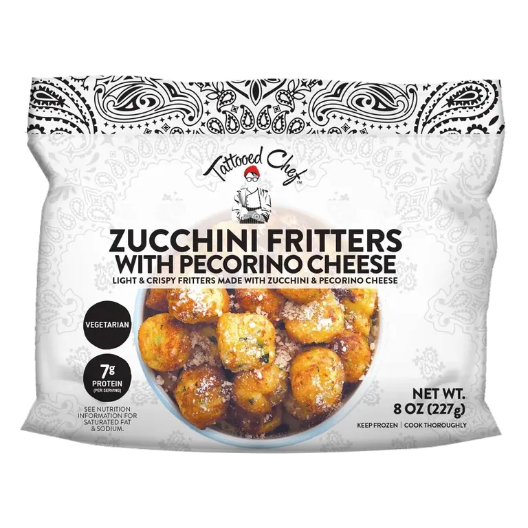 Tattooed Chef Zucchini Parmesan Fritter, 8oz