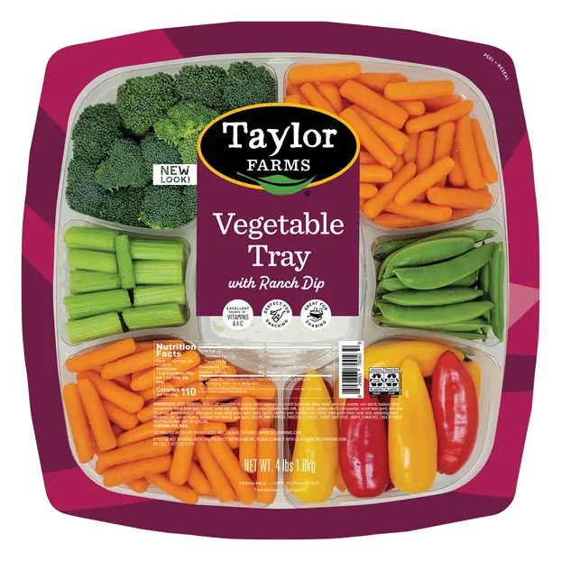 Good Times Vegetable Tray with Ranch Dip