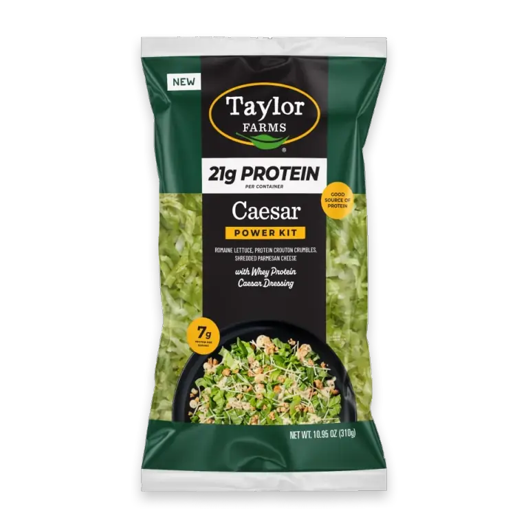 Protein+ Caesar Chopped Salad Kit 10.95oz Bag