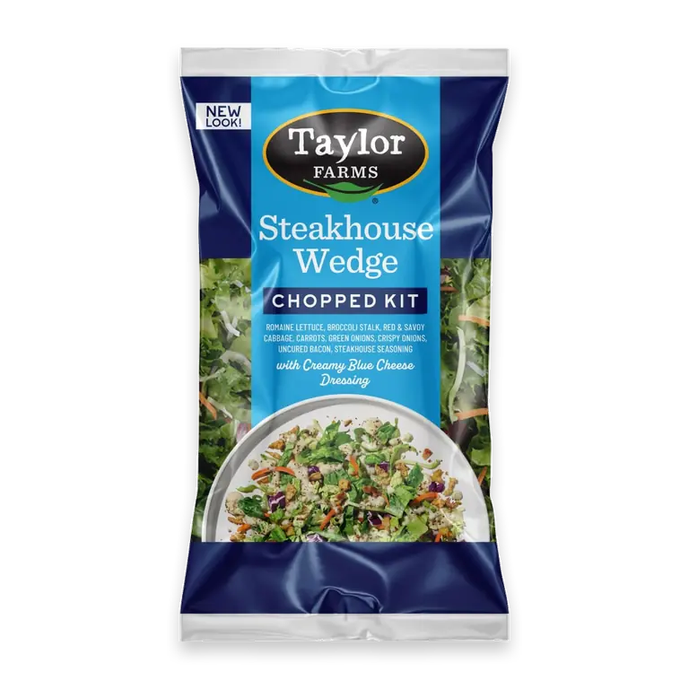 Steakhouse Wedge With Blue Cheese Dressing Chopped Salad Kit Bag