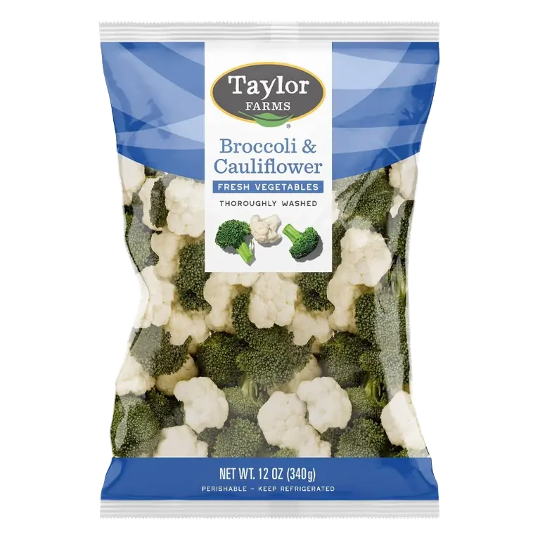 Taylor Farms Broccoli & Cauliflower Florets, 12oz