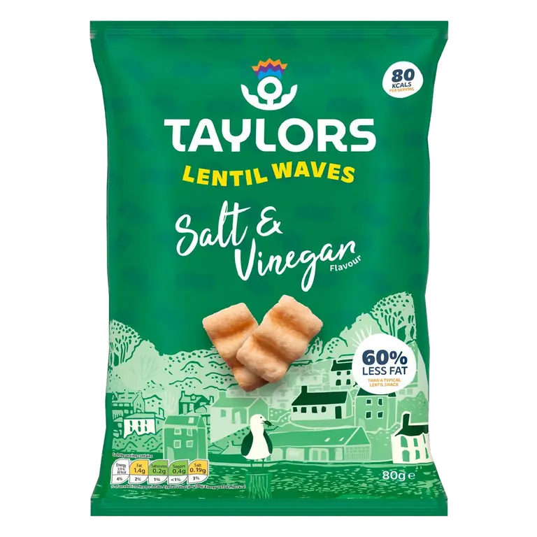 Salt & Vinegar Flavour Lentil Waves