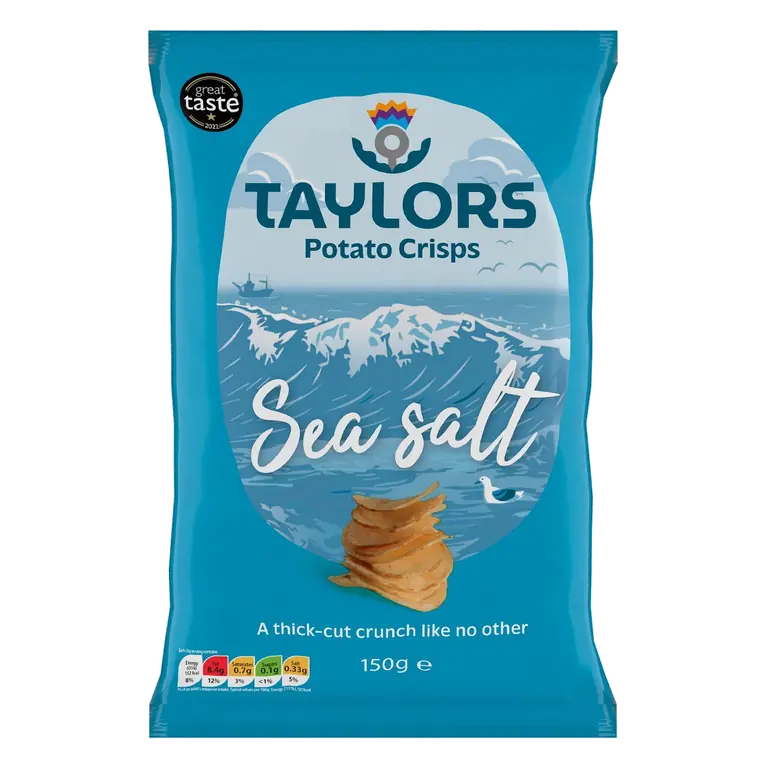 Sea Salt Flavour Potato Crisps