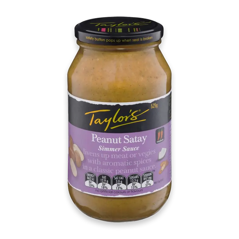 Simmer Sauce Peanut Satay