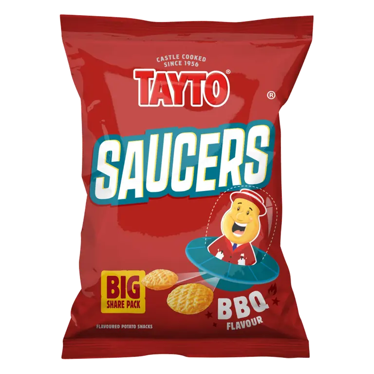 Tayto Saucers BBQ Flavour 80g