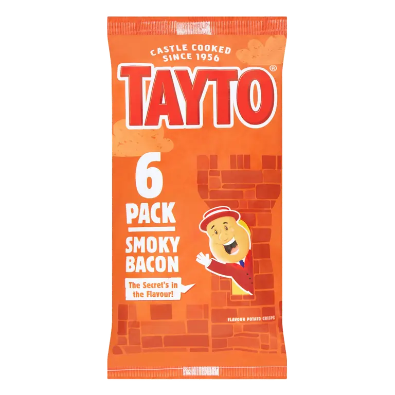 Tayto Smoky Bacon 6 x 25g