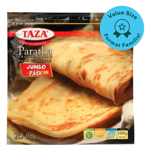 Paratha Jumbo Pack 20 Pack 1.6 kg (frozen)