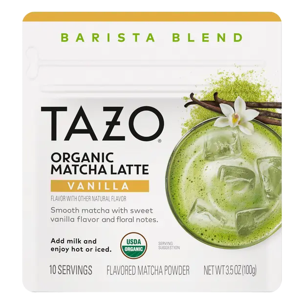 Organic Barista Blend Vanilla Matcha Latte Powder