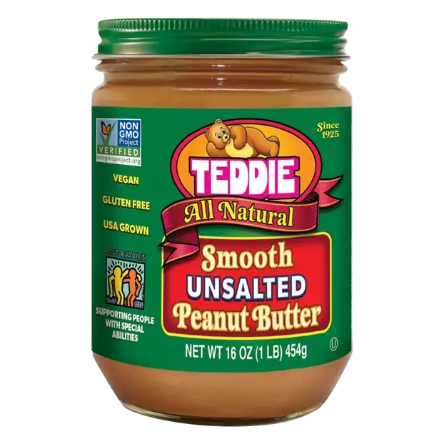 All Natural Smooth Unsalted Peanut Butter