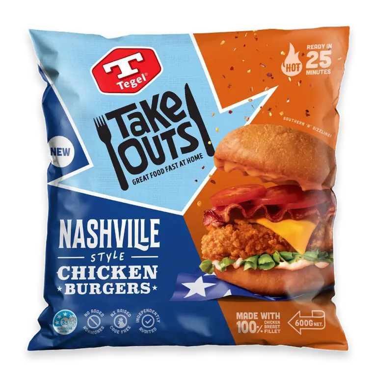 Take Outs Nashville Style Chicken Burgers
