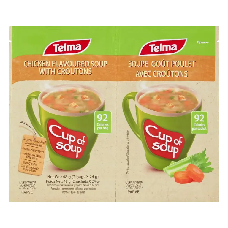 Chicken Flavour With Croutons Cup Of Soup