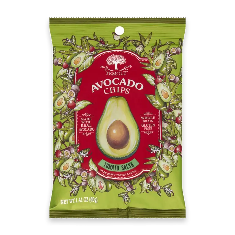 Avocado Chips Tomato Salsa