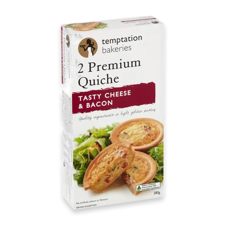 Quiche Tasty Cheese & Bacon