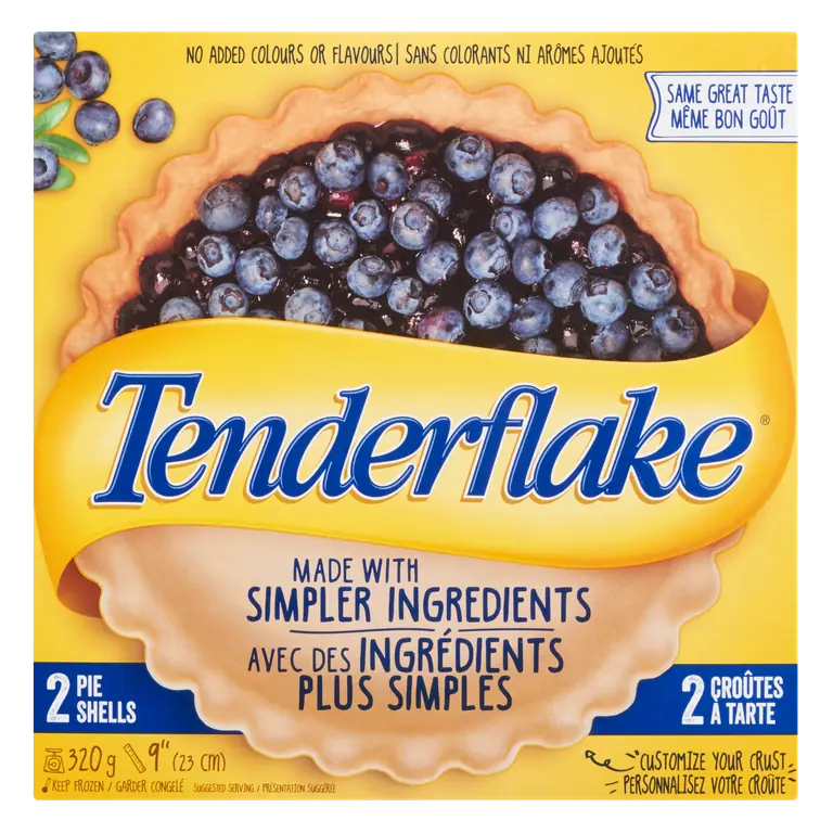 Pie Shells 9 Inch 320 g (frozen)