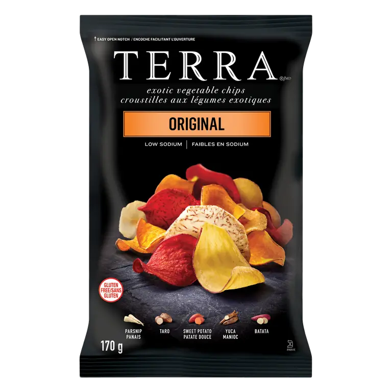 Terra Gluten-Free Exotic Vegetable Chips Original 170 g