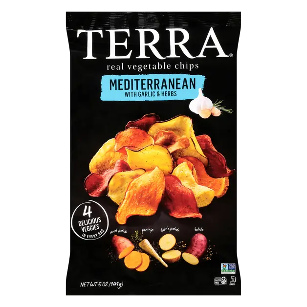 Terra Mediterranean with Garlic Herbs Real Vegetable Chips