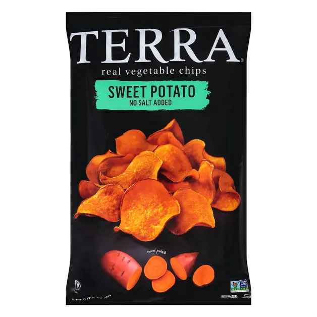 Terra No Salt Added Sweet Potato Real Vegetable Chips