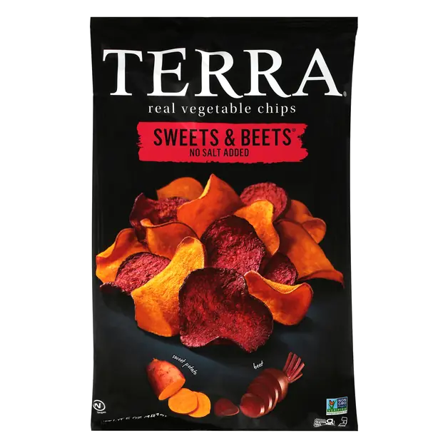 Terra No Salt Added Sweets & Beets Real Vegetable Chips