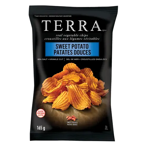 Gluten-Free Krinkle Cut Vegetable Chips Sweet Potato 165 g