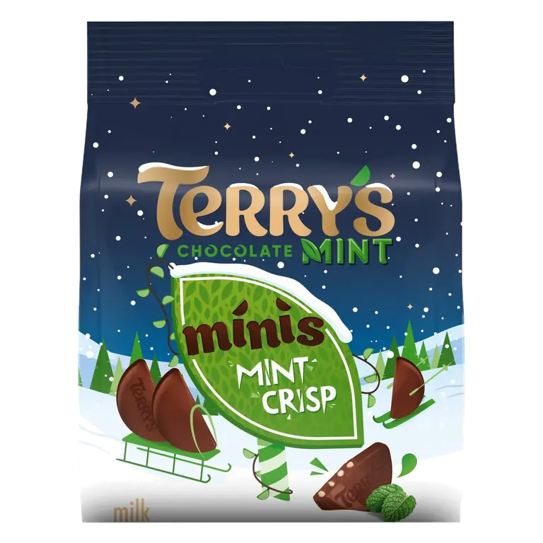 Chocolate Mint Crisp Minis 80g