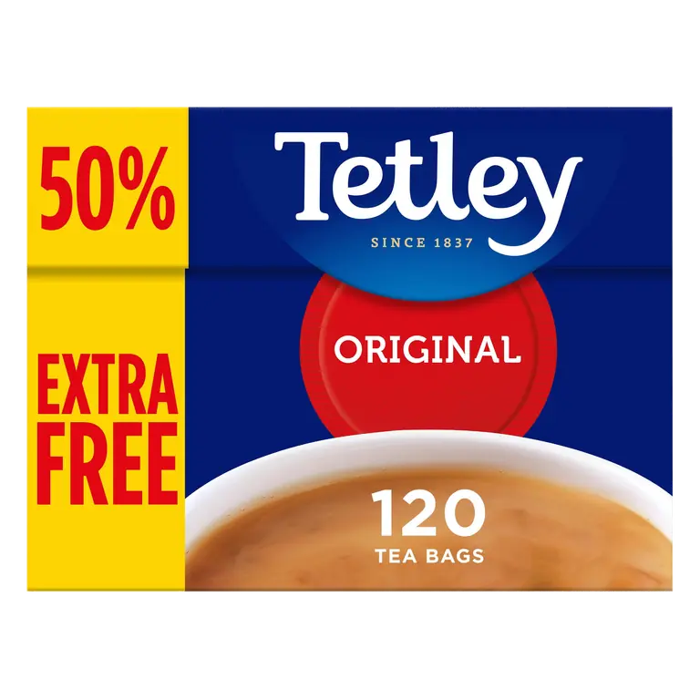 Tetley Original 120 Tea Bags 375g