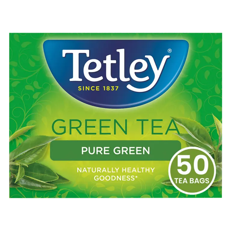 Tetley Pure Green 50 Tea Bags 100g