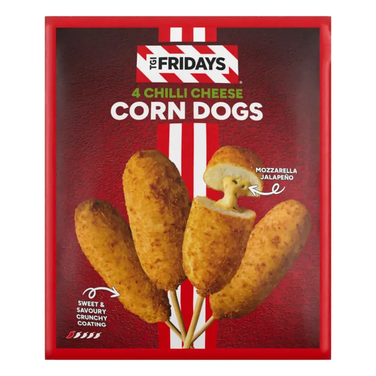 TGI Fridays 4 Chilli Cheese Corn Dogs 320g