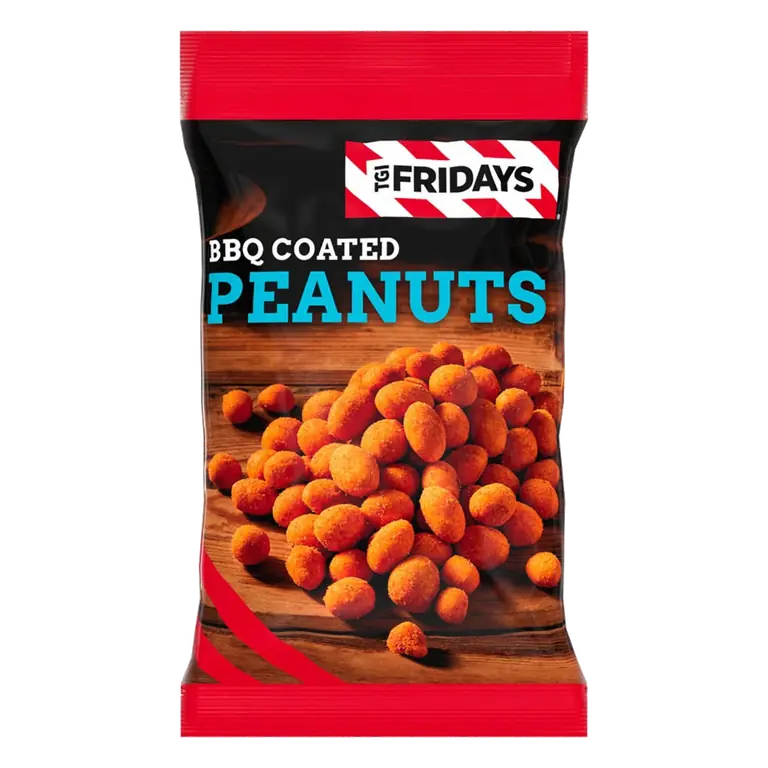 TGI Fridays BBQ Coated Peanuts 120g