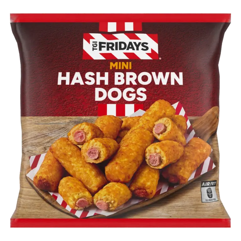 TGI Fridays Mini Hash Brown Dogs 385g