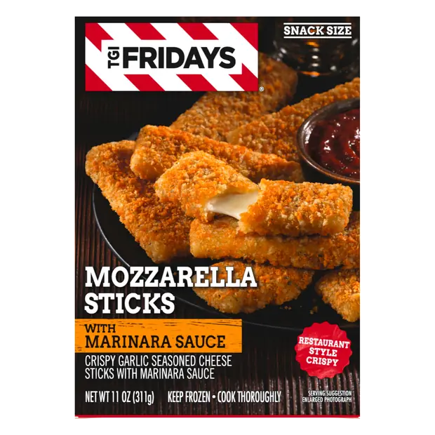 Mozzarella Sticks with Marinara Sauce Snack Size Frozen