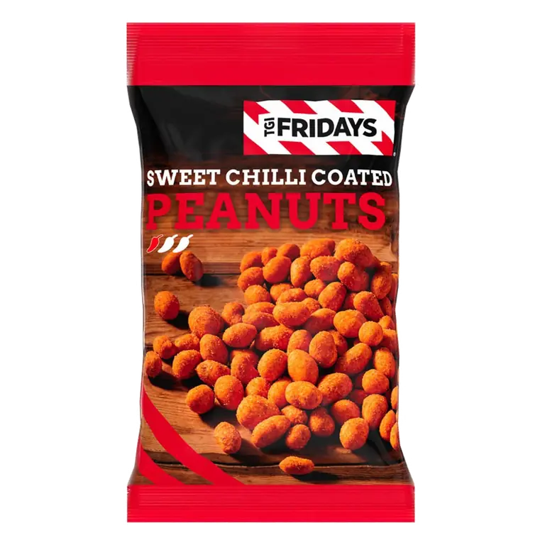 TGI Fridays Sweet Chilli Coated Peanuts 120g