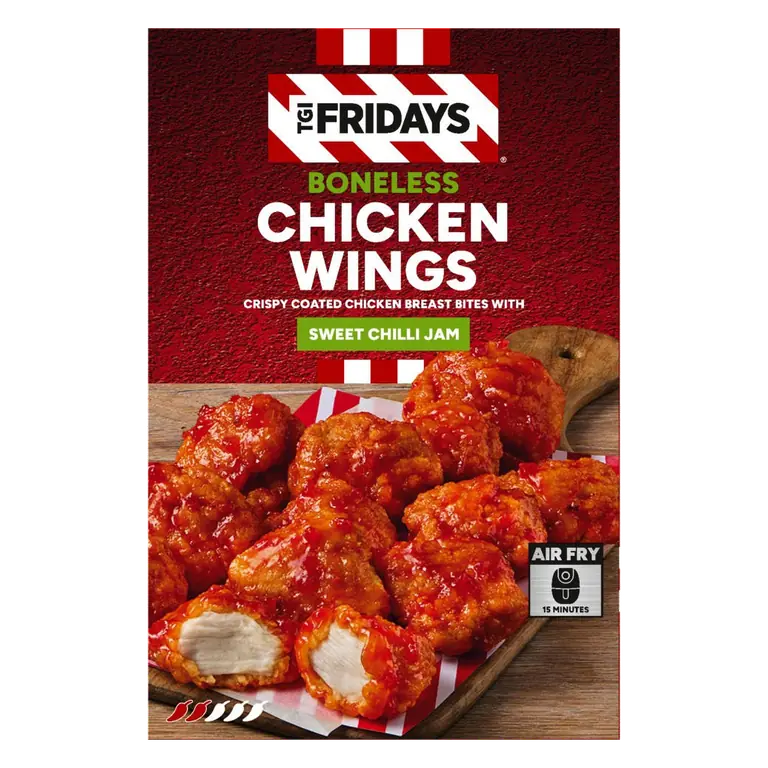 TGI 400g Boneless Chicken Wings With Sweet Chilli Jam