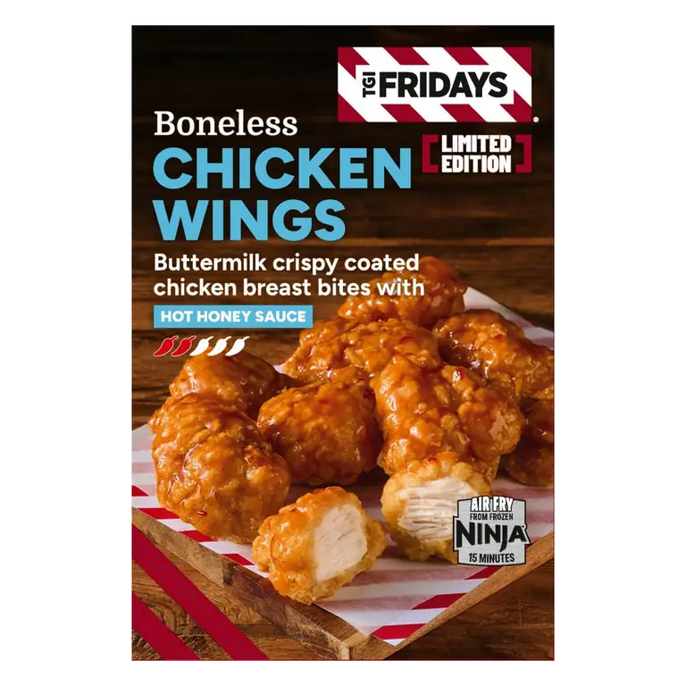 TGI Friday Hot Honey Buttermilk Boneless Chicken Wings 400g