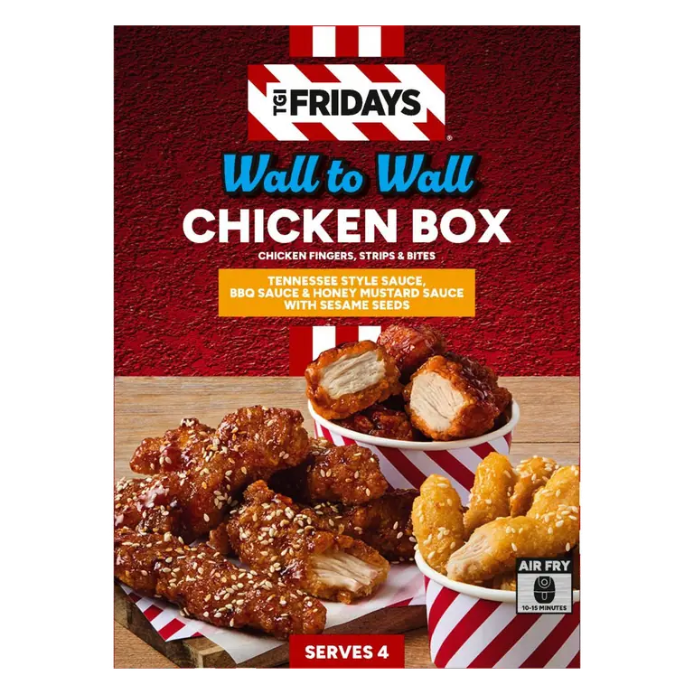 TGI Fridays Wall to Wall Chicken Box 1.21kg