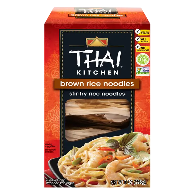 Gluten Free Brown Rice Noodles Stir-fry