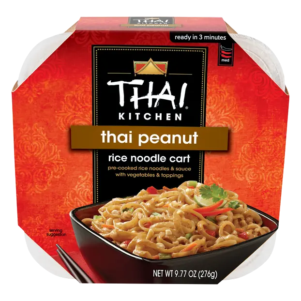 Gluten Free Rice Noodle Cart Thai Peanut Mild