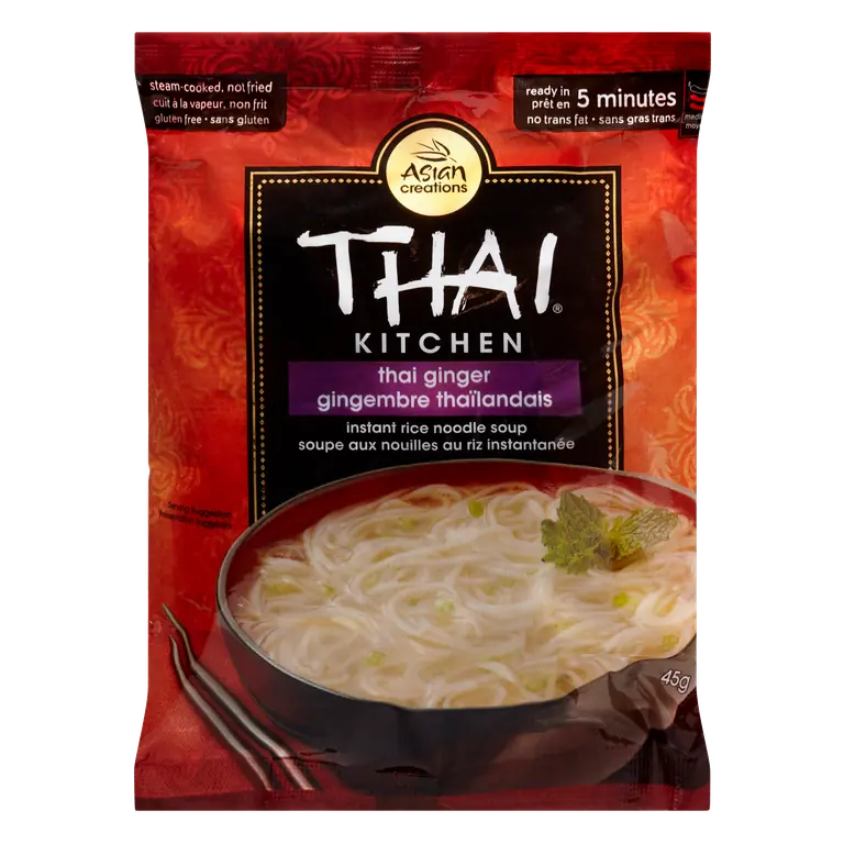 Gluten-Free Instant Rice Noodles Soup Thai Ginger 45 g