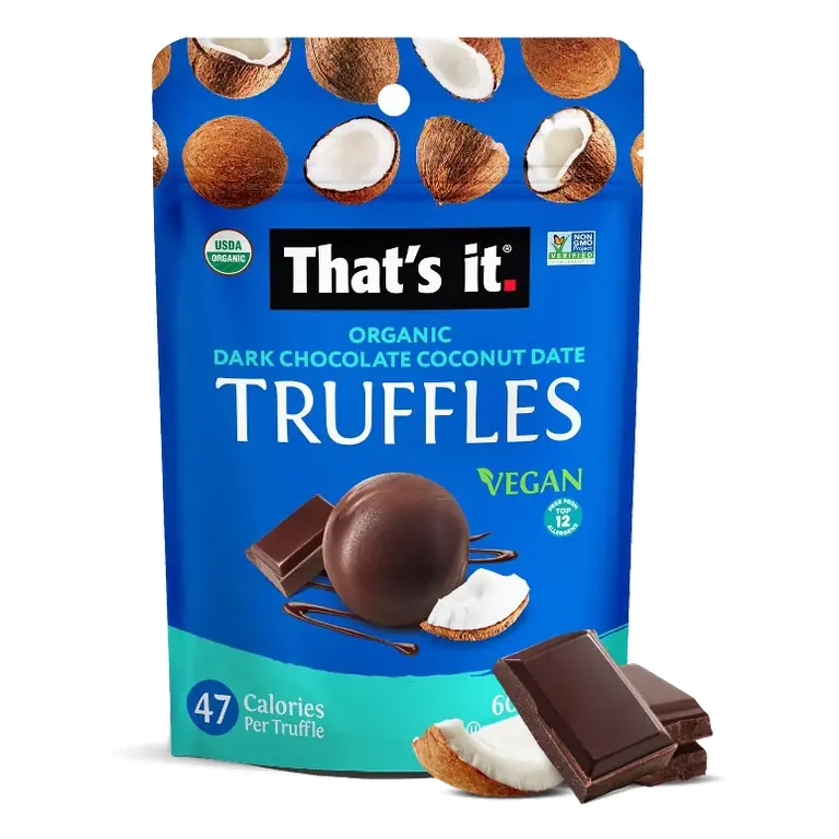 That's it. Organic Dark Chocolate Coconut Truffles, 3.4oz