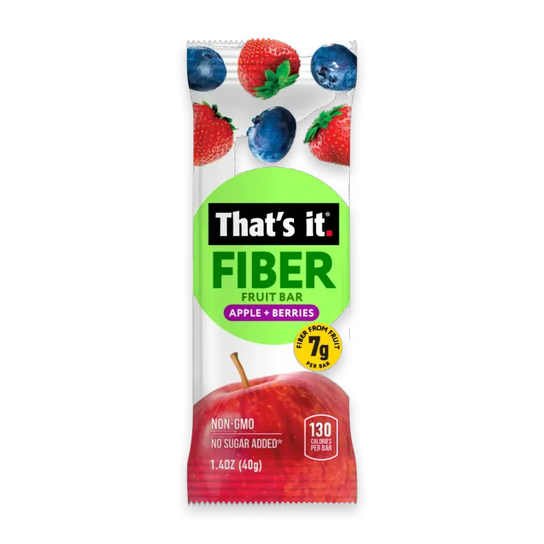. Fiber Fruit Bar - Apple + Berries