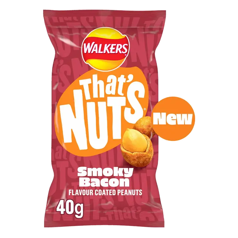 Walkers Smoky Bacon Coated Peanuts Grab Bag 40g